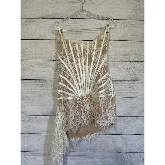 HEIRESS BEVERLY HILLS White Lace Corset Draped Mini Dress Large Party Going  Out is available for purchase on au PAY Market - Imported Goods Online  Store Co.Ltd. | au PAY Market -